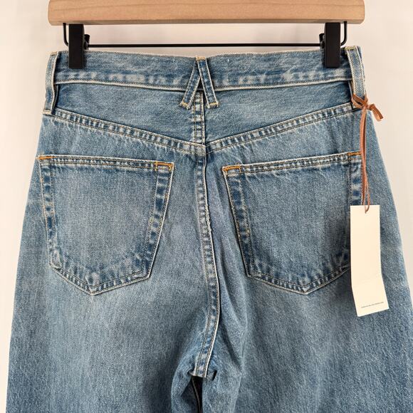 Slvrlake London Jeans SZ 27 NWT Shakedown Straight Leg Distress Denim High Waist - Picture 12 of 16
